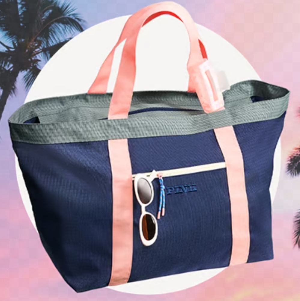 Victoria Secret Navy Tote Bag
